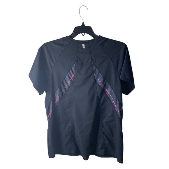 Greys Anatomy By Barco Scrub Shirt Womens L Short Sleeve V-Neck Active Stretch - Picture 4 of 8